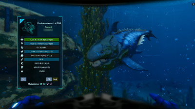 ARK Survival Ascended PvE - *ADULT TOP STATS* Dunk | Dunkleosteus 3297 Weight