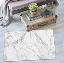3D White Marble Texture NAO8073 Game Rug Mat Elegant Photo Carpet Mat Fay