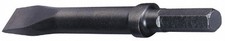 Made in USA 1" Head Width, 24" OAL, 1/2" Shank Diam, Flat Chisel