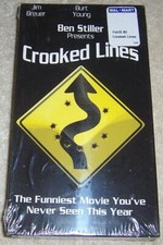 Crooked Lines VHS Video Jim Breuer Burt Young NEW SEALED