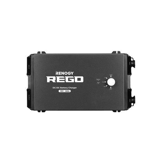 Renogy REGO 12V 60A DCDC Plug Play Battery Charger Builtin Bluetooth