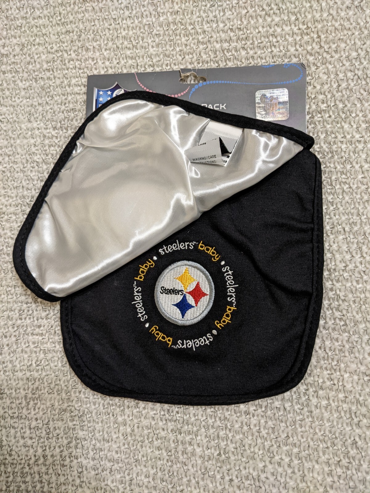 Baby Fanatic 2 Count Team Color Bibs Pittsburgh Steelers for sale online eBay