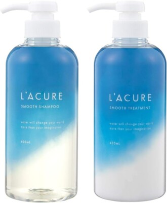 L'ACURE Shampoo Treatment Set Smooth Beauty je 400ml Salon Exclusive Japan