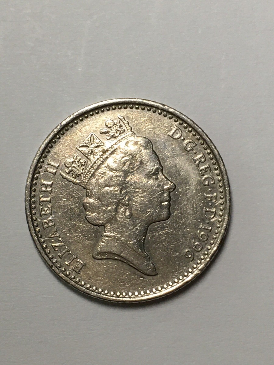 1996 United Kingdom Queen Elizabeth II 10 Pence Coin | eBay
