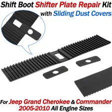 For Jeep Grand Cherokee Commander Shift Boot Shifter Plate Slider Dust Cover Kit