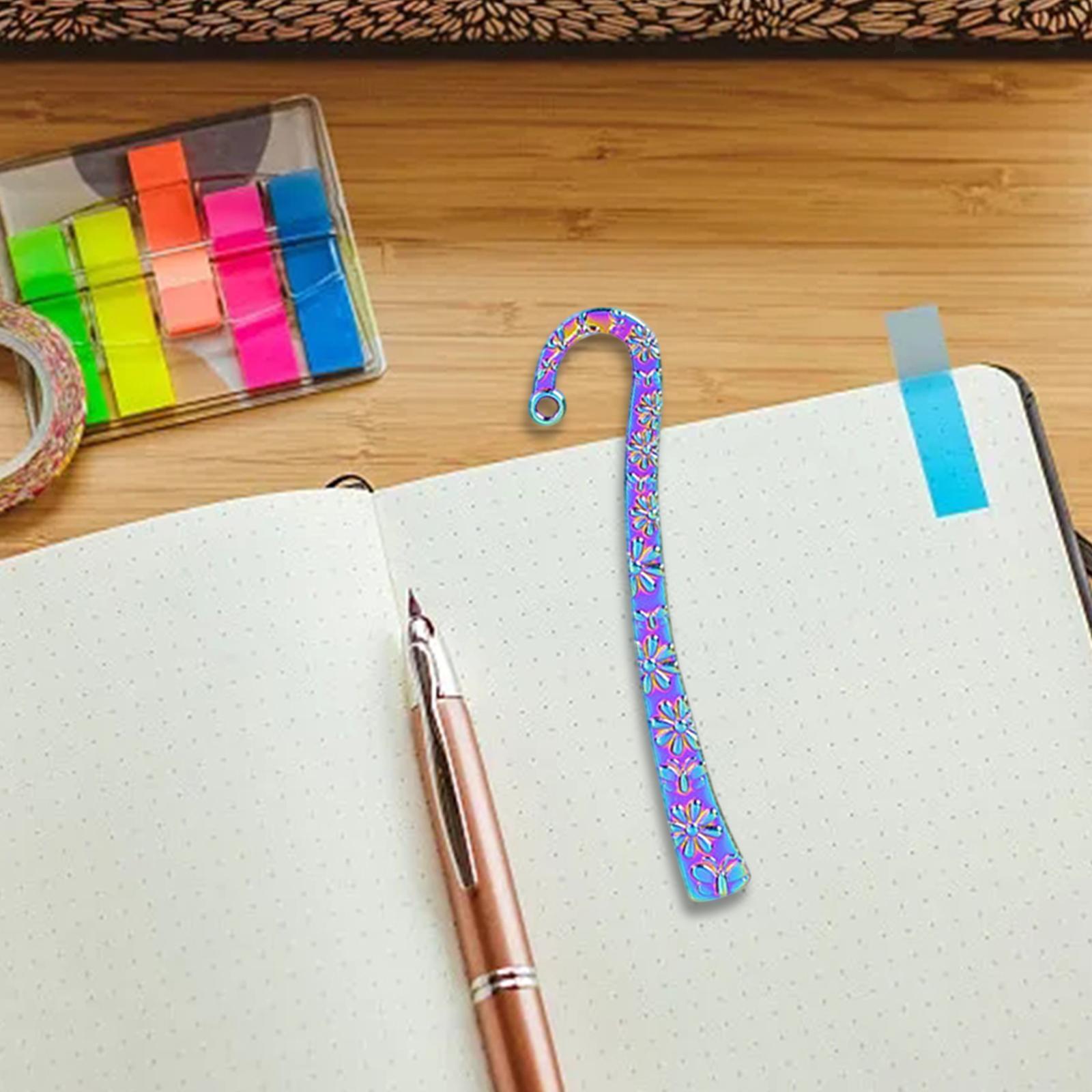 9 Pieces Hooks Bulk Bookmark Reading Gift for Reader Bookmark with Loop