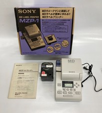 Sony MZP-1 MD Label Printer MiniDisc MD Disc Vintage Rare Tested OK with Boxed