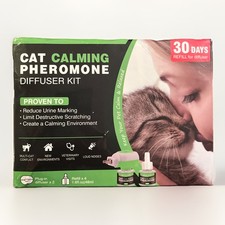 Cat Calming Pheromone Diffuser Kit With 4 Refills New
