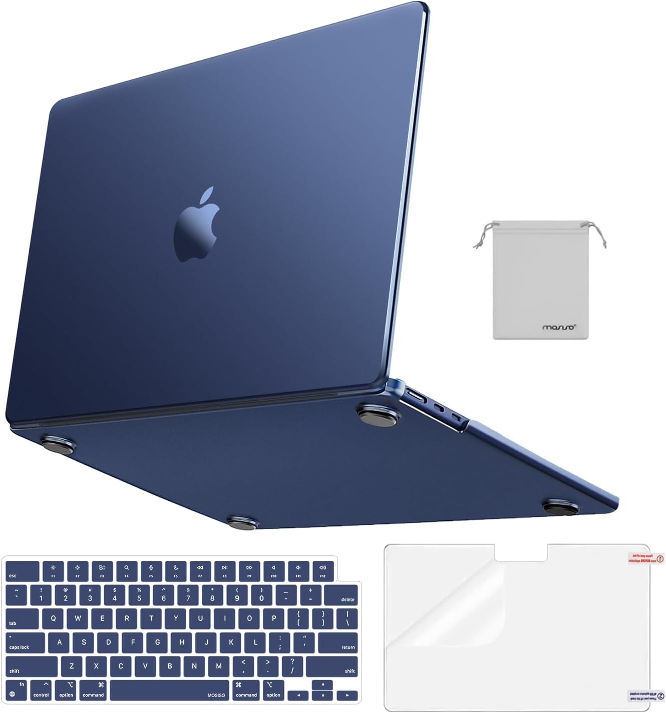 MOSISO Compatible with MacBook Air 13 inch Case 2026 2025-20