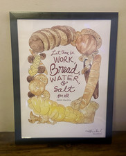 Framed Print Let There Be Work, Bread, Water ...