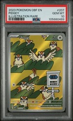 Pidgey 207/197 Obsidian Flames Illustration Rare