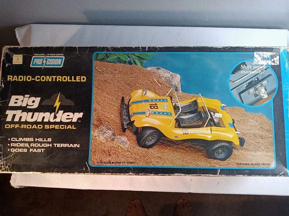 Vintage RC Procision Big THUNDER VW DUNE BUGGY 1/10 Scale RARE NIB 1980 FREE s/h - Image 2 of 4