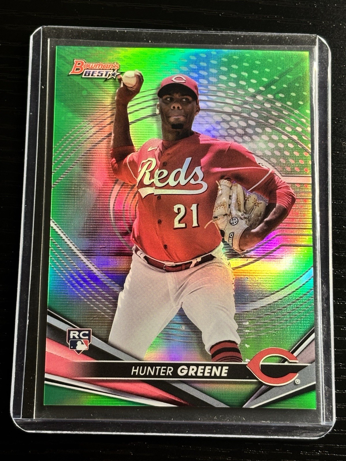 Hunter Greene 2022 Bowman's Best #54 Green Refractor /99 Price