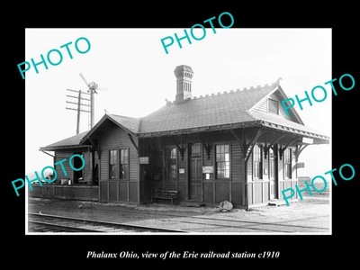 Phalanx Ohio The Erie Railroad Station c1910 1 Old Large Historic Photo