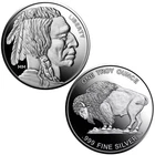 1 oz. INDIAN HEAD BUFFALO NICKEL coin tribute silver round .999 fine silver