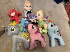 My Little Pony Derpy Hooves , Pinkie Pie, Rainbow Dash Disney Plushies Lot