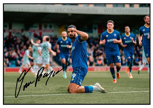 11693. Omar Bugiel Signed Pictures (A4 Prints) Wimbledon Sutton Forest Green etc