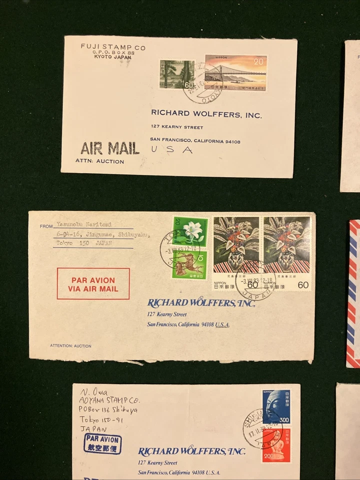 Lote de 10 cubiertas extranjeras Japón Sapporo Himeji Osaka Okayama Ogikubo Shibu Tokyo Kyot Foto 2 de 4