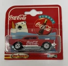 Vintage 1997 Coca Cola Majorette 200 Series Metal 57 Chevy Diecast 1:64