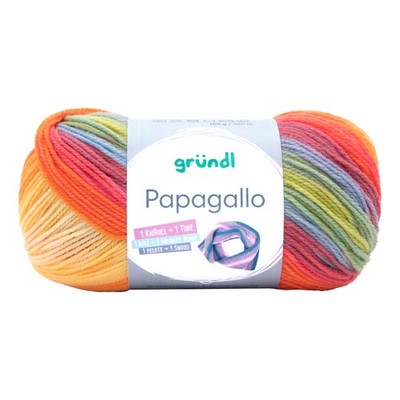 Gründl Papagallo Wolle 360m 100g Stricken Häkeln Garn Bunt Weich Hochwertig