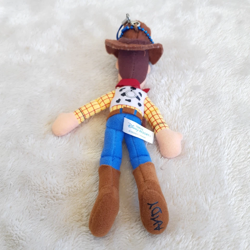 Tokyo Disney Resort Pixar Toy Story Woody Cowboy Mini Plush Keyring Bag Charm - image 3 of 3