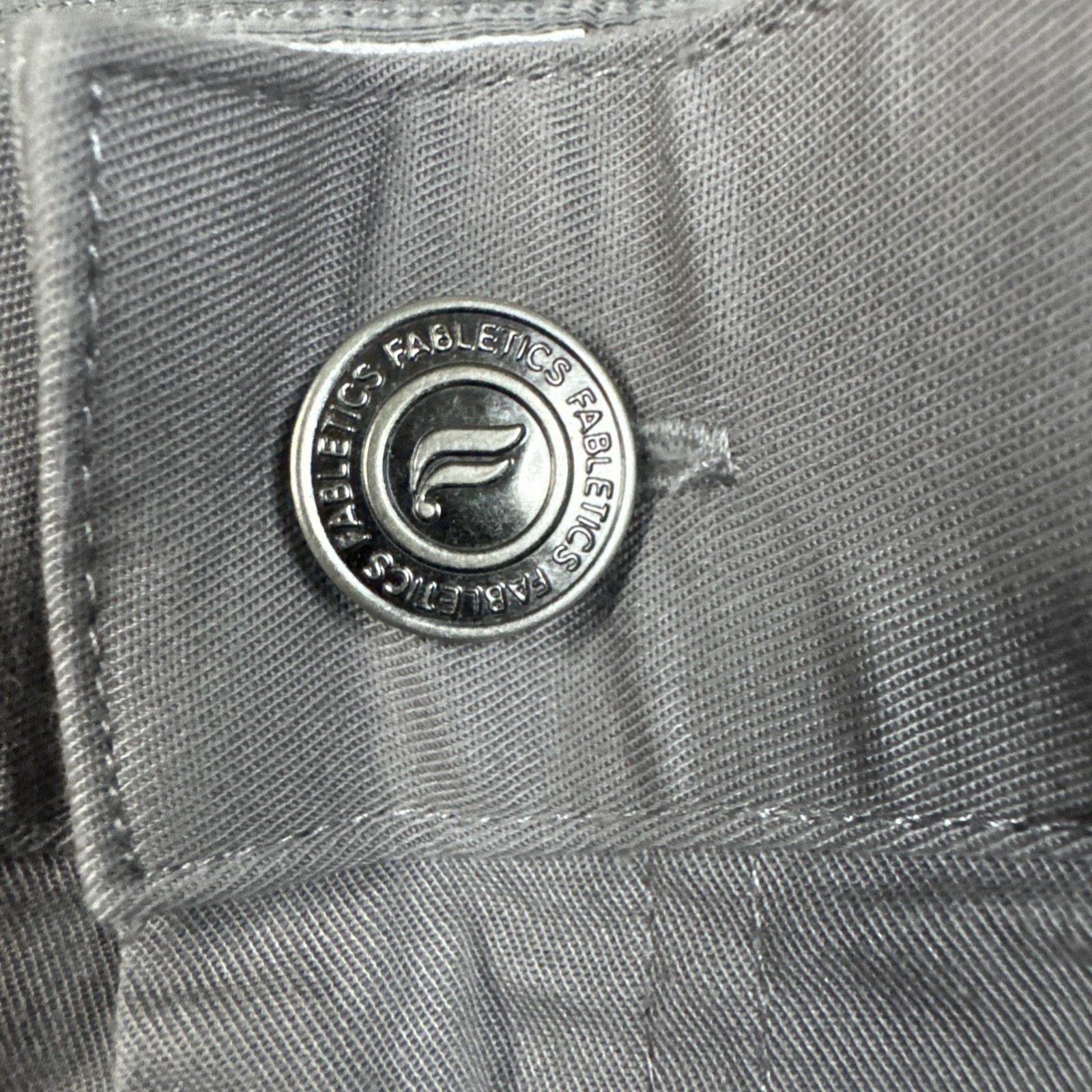 Fabletics Men Gray Performance Stretch Pants Size… - image 2