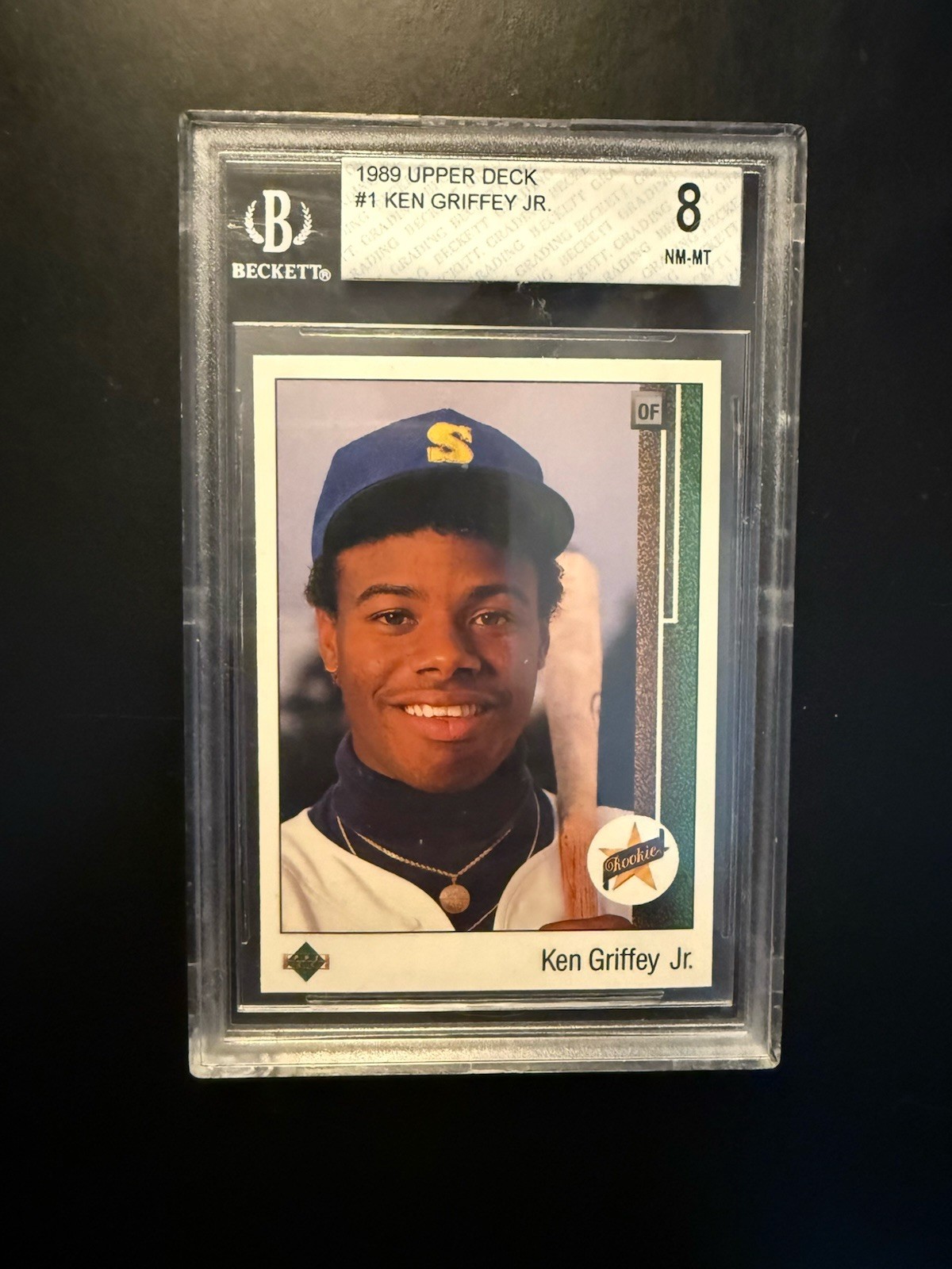 1989 Upper Deck - Ken Griffey Jr - PSA 8 - With Subgrades