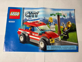 LEGO CITY Emergency Vehicles Lot of 3 Sets 100% (4431, 7286, 60001) W/ Manuals!