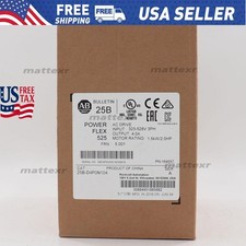 New AB Allen-Bradley 25B-D4P0N104 PowerFlex 525 1.5kW 2Hp AC Drive