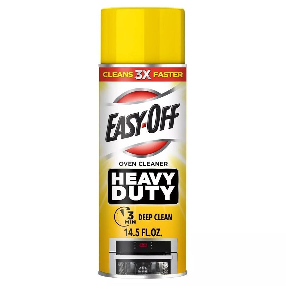 Easy Off Heavy Duty Oven Cleaner Eliminates Tough Burnt Food Grease and Grime Fast