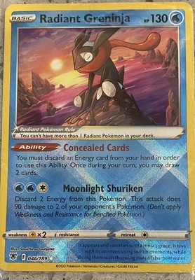 Radiant Greninja 046/189 Swsh10: Astral Radiance Holo