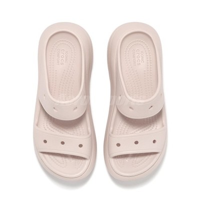 yk Crocs Crush Sandal Quartz Beige Men Unisex Casual LifeStyle Sandal