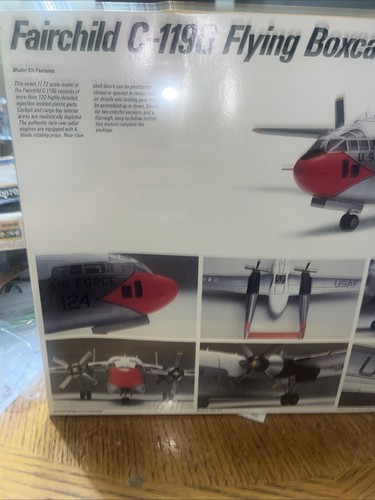 New Sealed Testors Italeri 1/72 Fairchild C-119G Flying Boxcar MODEL 675 - Picture 8 of 10
