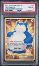 SWSH06: Chilling Reign #224/198 Snorlax (Secret) PSA 10 on eBay