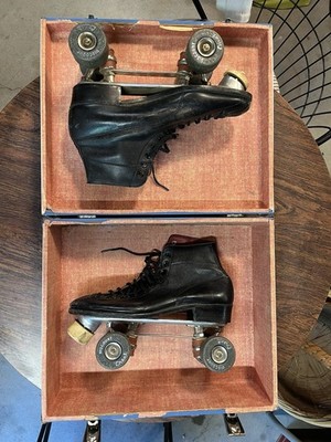 Betty Lyte Chicago Custom Hyde Men's Quad Roller Skates Size 7 with case