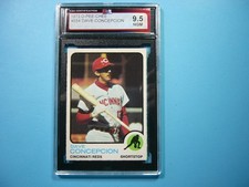 1973 O-PEE-CHEE MLB BASEBALL CARD #554 DAVE CONCEPCION KSA 9.5 NGM SHARP+ 73 OPC