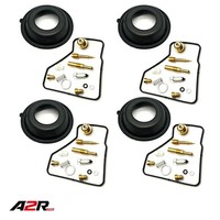 4X Vergaser Reparatursatz Membran DüSe FüR Honda VF500C VF500F 84-1986