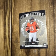 2025 Panini Donruss Optic Rookie Recruits Pat Bryant #18 Denver Broncos NFL Card. rookie card picture