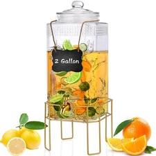New Best Drink Dispenser 2 Gallon Dispensers for Parties,Beverage Dispenser with