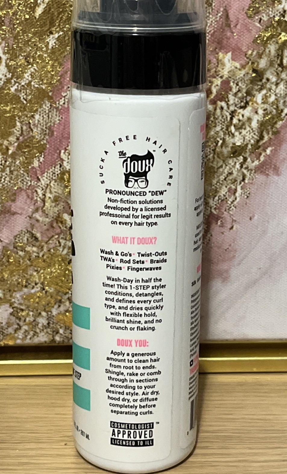 The Doux Mousse Def Texture Foam - 7 fl oz All-In-One Styler For All Hair Types