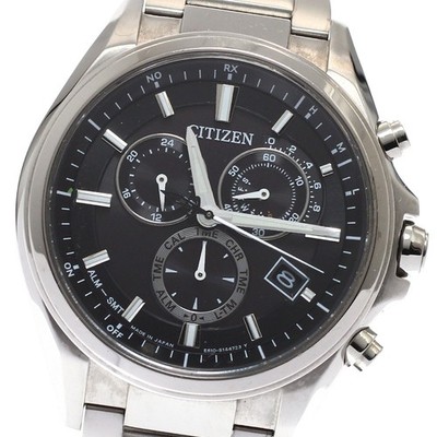 CITIZEN Atessa E610-S104203 black Dial Solar Powered Radio Men's Watch_935809