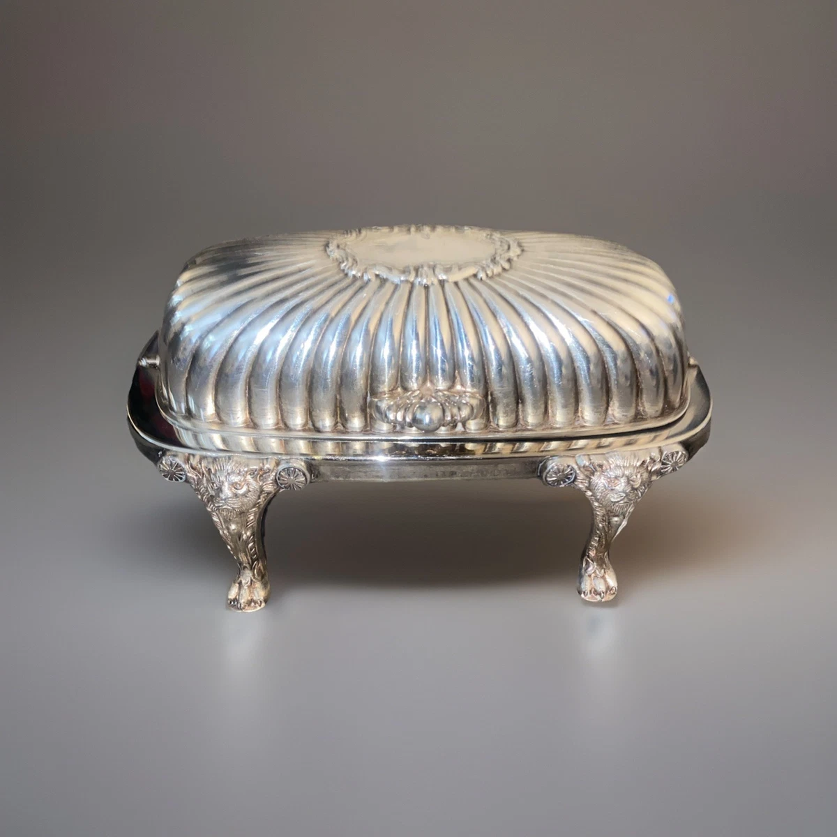 Lion Antique US Silver-Plated Butter Dishes for sale | eBay