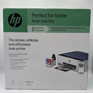 New HP Smart Tank 5102 Wireless All-in-One Ink Tank Printer 4A8D0A#1H5