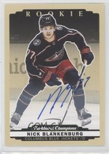 2022-23 Upper Deck Parkhurst Champions Rookies Nick Blankenburg #284 Auto 6pi