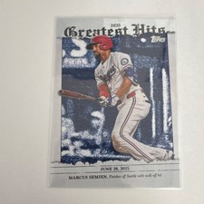 Topps 2024 Archives Marcus Semien Texas Rangers 1995 at the Break #95ATB-17