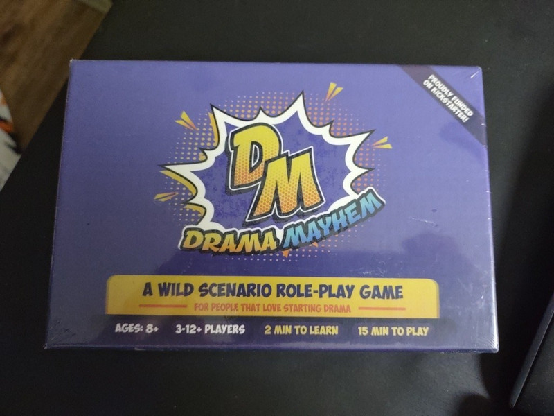 Drama Mayhem Wild Scenario Role-Play Game Ages 8+ 2019 8-11 12-16 17 Years & Up