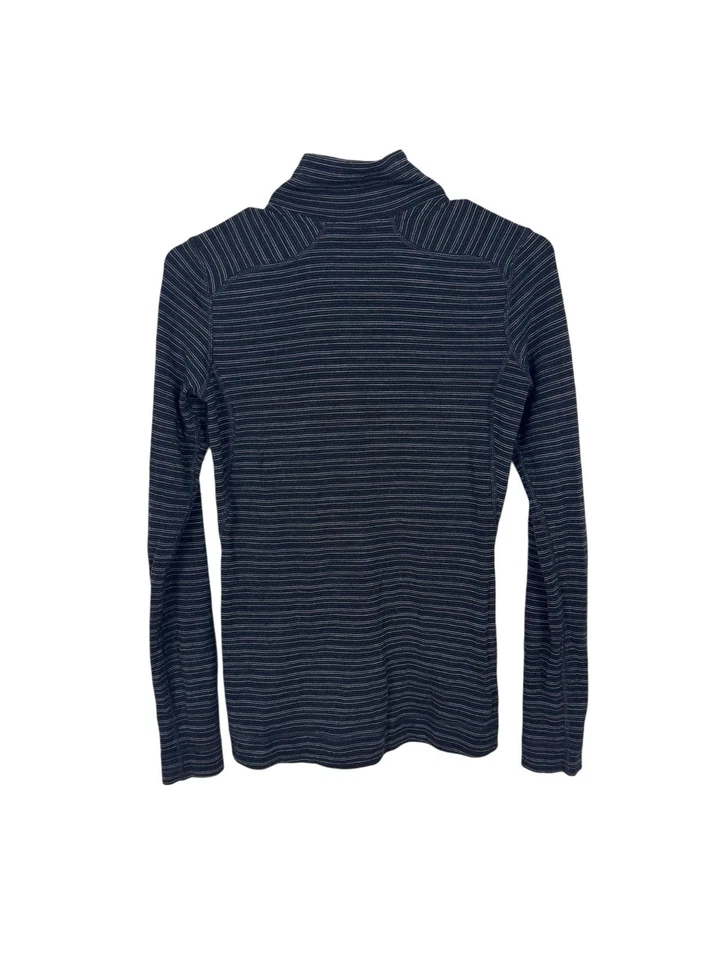 Smartwool женщин средний вес узор длинным рукавом молнии размер S черный серый мериноса - Изображение 3 из 4