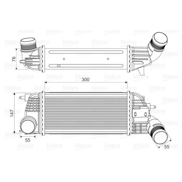 LadeluftküHler Valeo 818620 FüR Peugeot CitroëN 508 I C5 III Break 407-image