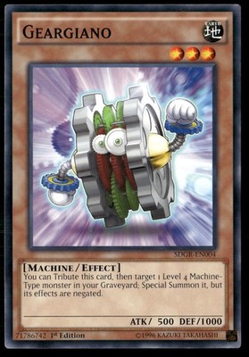 Geargiano SDGR-EN004 Structure Deck: Geargia Rampage Yu-Gi-Oh 1st Edition NM