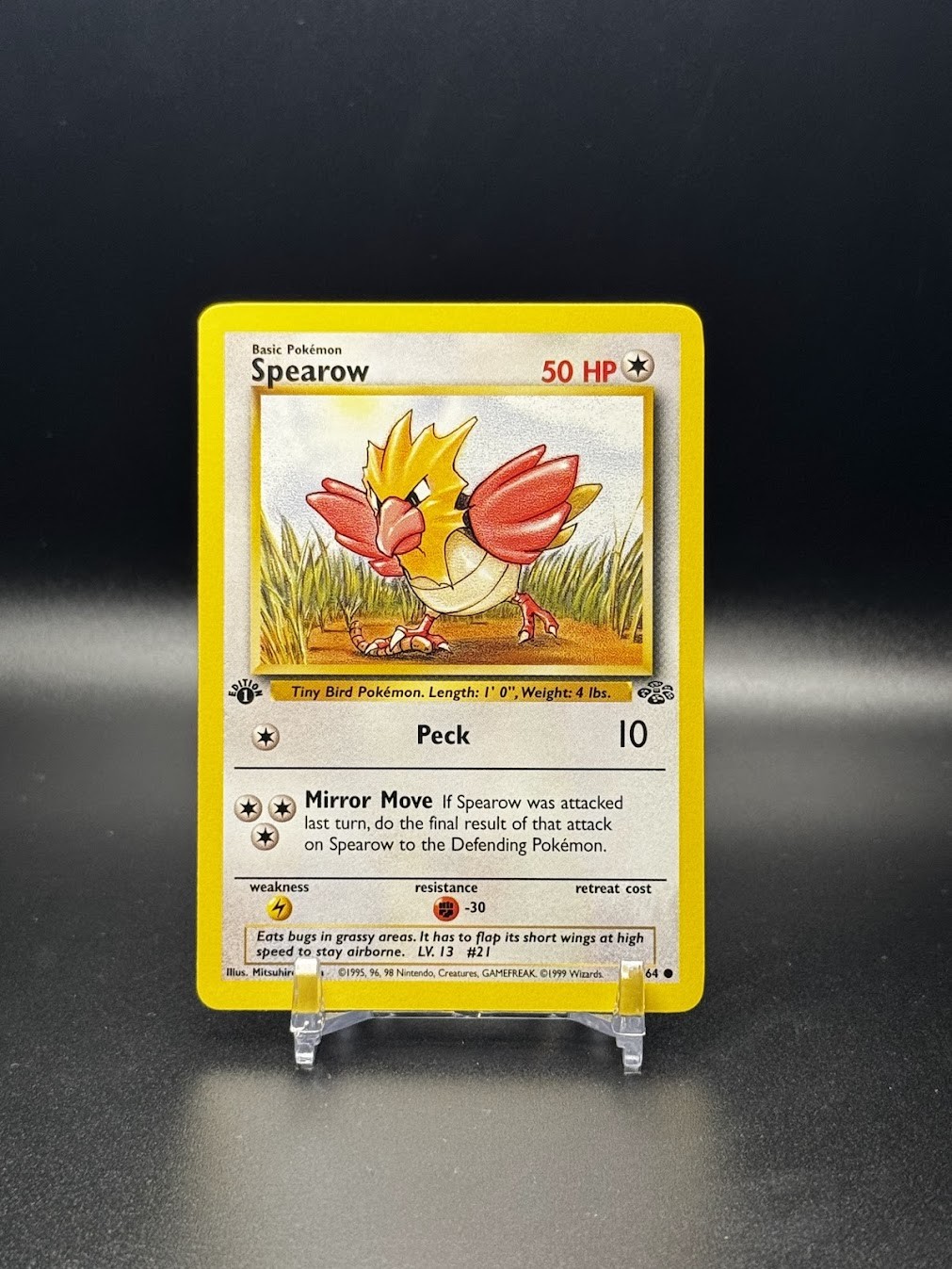 Pokemon Spearow Common Jungle 62/64 NM